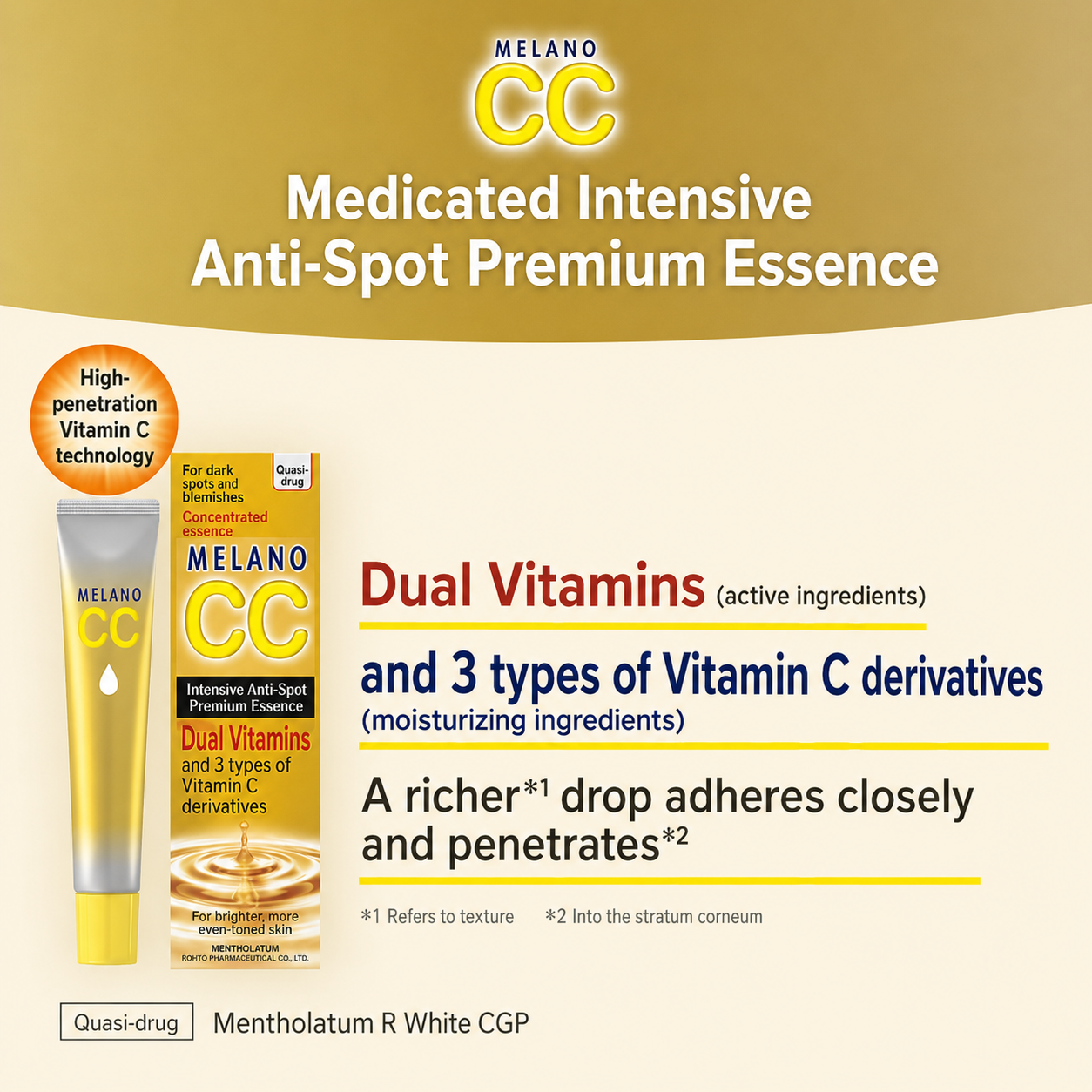 Melano CC Medicated Spots Intensive Anti Spot Premium Essence